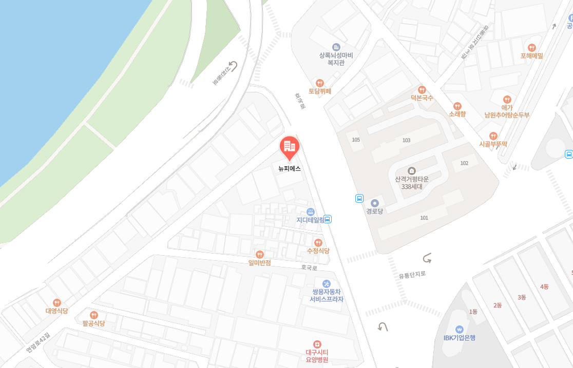 대구 사업소 위치 안내